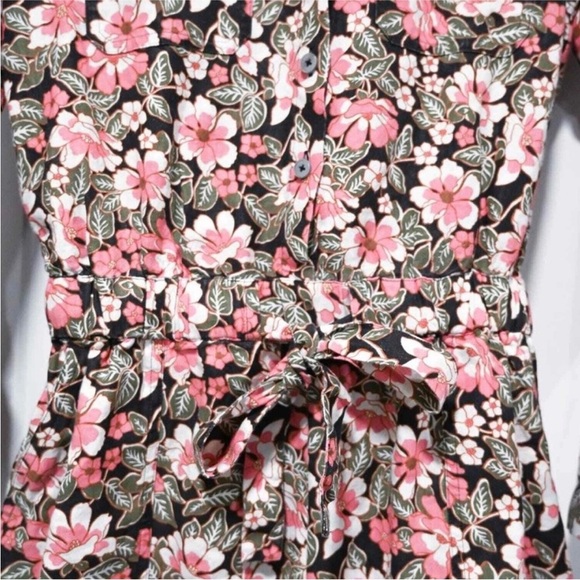 Outerknown SEA Small Hawaiian Floral Print organic Romper Size Small Jumpsuit - Picture 2 of 5